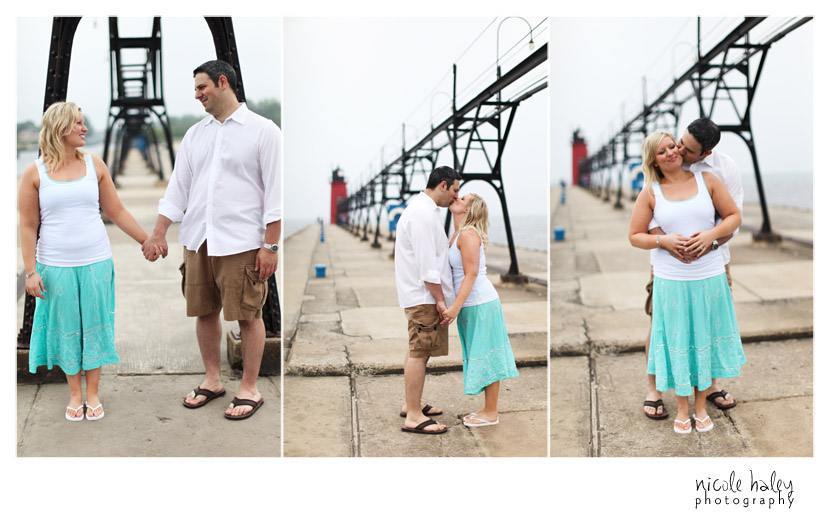 South Haven, MI Lighthouse, Engagement Session, Ann Arbor Wedding Photography