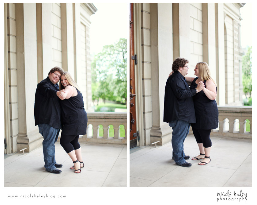 chelsey and brent, engagement session, michigan state capitol building, lansing, nicole haley photography