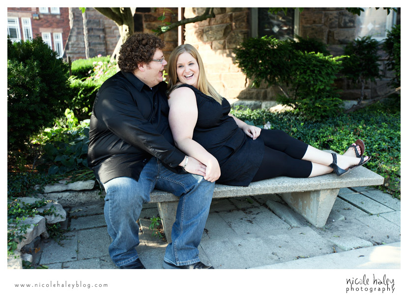 chelsey and brent, engagement session, michigan state capitol building, lansing, nicole haley photography