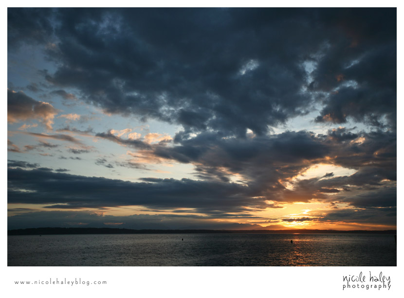 nicole haley photography, seattle, sunset, ballard