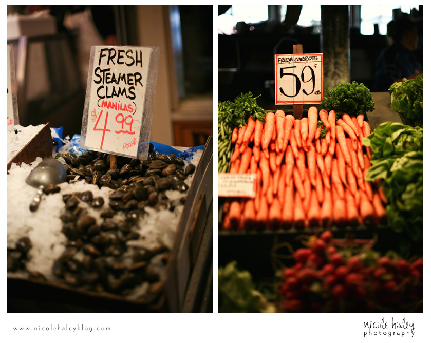 nicole haley photography, seattle, pike place market