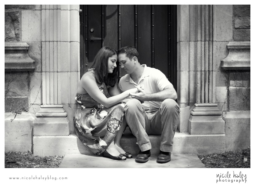 Cory & Diana, Engagement Photos, University of Michigan Law Quad, Ann Arbor Wedding Photography, Nicole Haley Photography