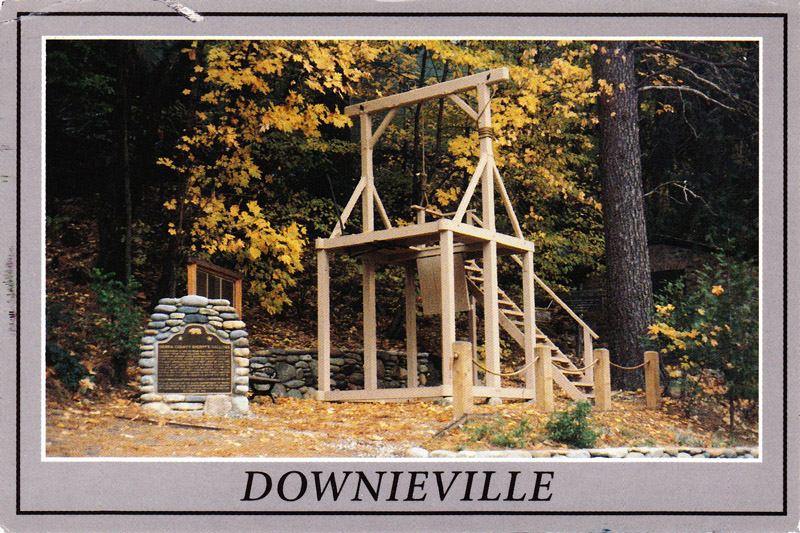 postcard, Downieville, Sierra County