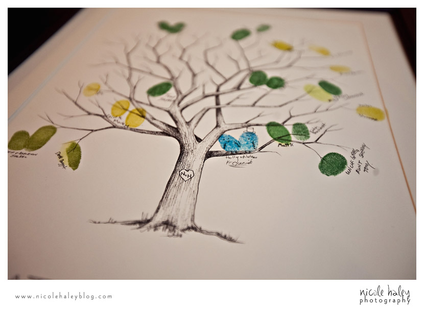 holly and nathan, wedding at longacre house, farmington hills, michigan, nicole haley photography, family tree