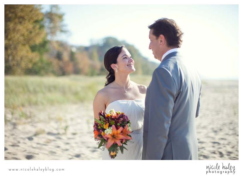 nicole haley photography, howard and dana, south haven, michigan outdoor wedding