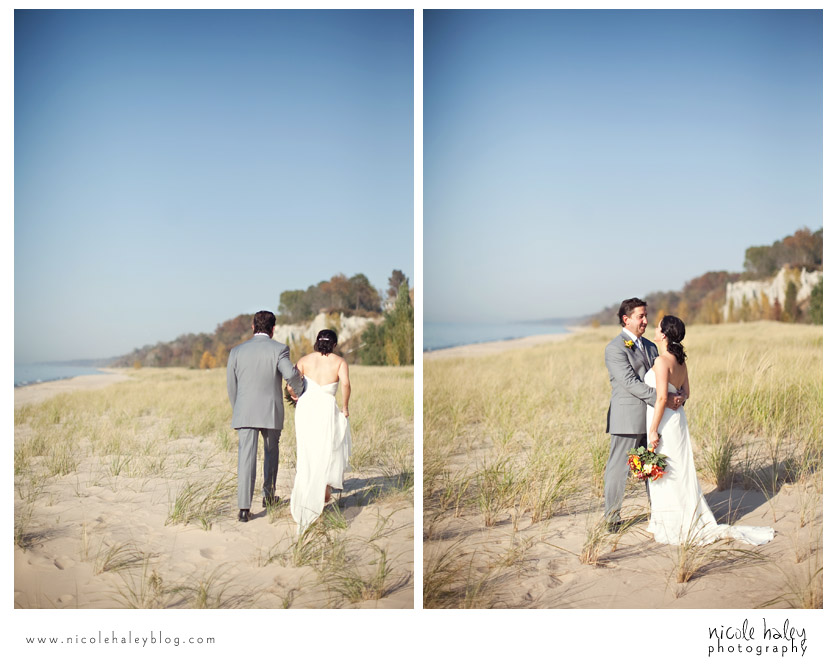 nicole haley photography, howard and dana, south haven, michigan outdoor wedding