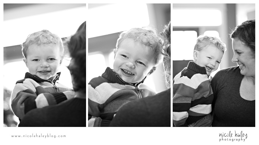 Nicole Haley Photography, Eston & Luke, Michigan Child Photography, striped sweater