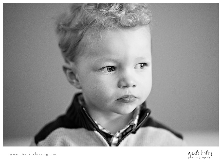 Nicole Haley Photography, Eston & Luke, Michigan Child Photography, striped sweater