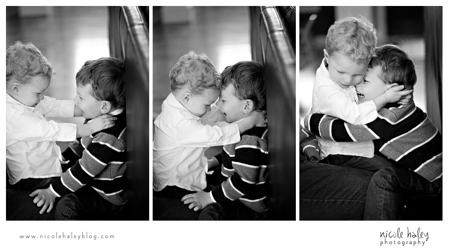 Nicole Haley Photography, Eston & Luke, Michigan Child Photography, striped sweater