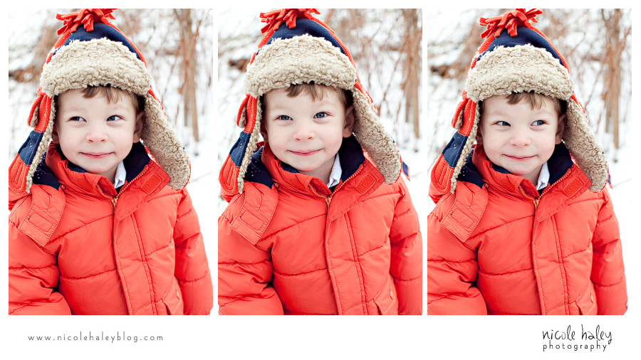 Nicole Haley Photography, Eston and Luke, child photography, kids playing in the snow, winter session