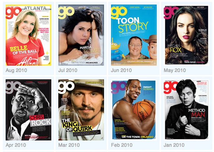 go-covers Go Magazine, AirTran Inflight Magazine