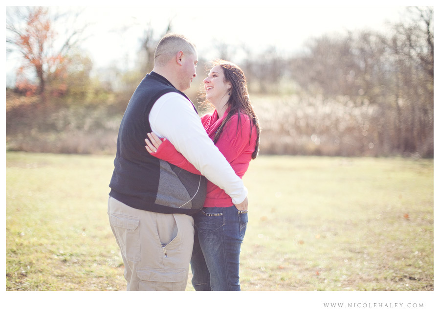 nicole haley photography, fall engagement in michigan