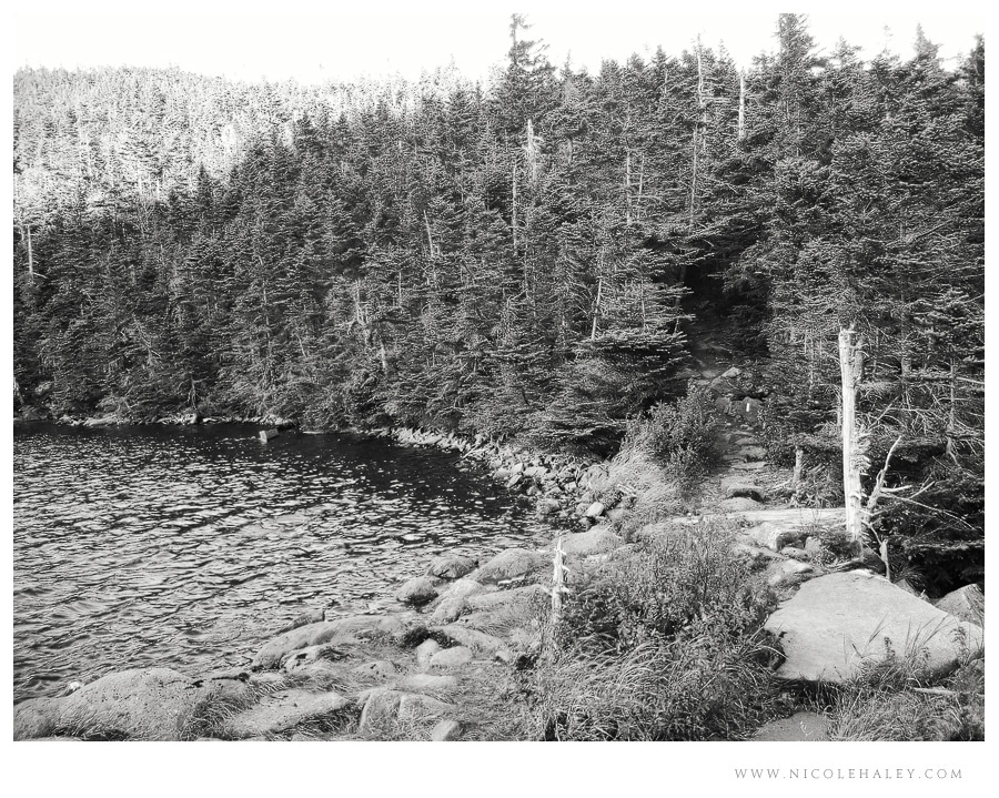 nicole haley photography, speck pond in maine, appalachian trail