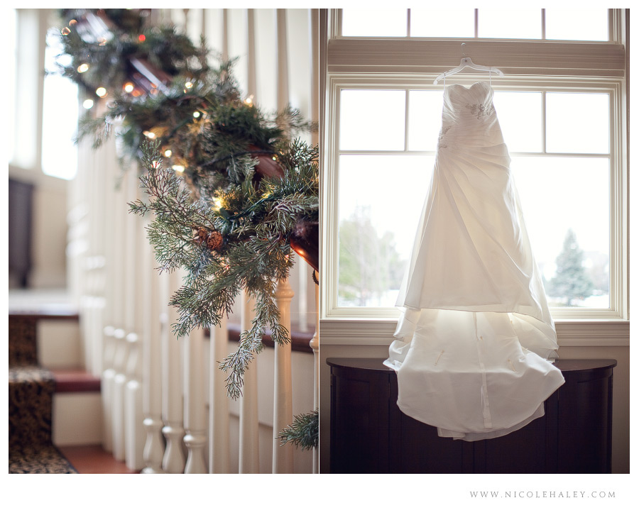 oakhurst wedding, michigan winter wedding