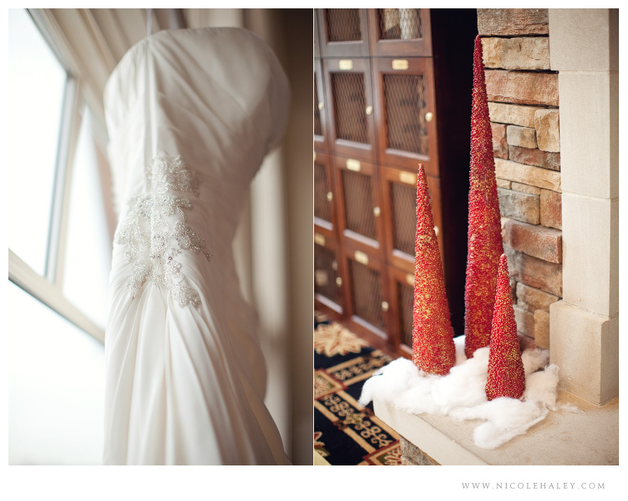 oakhurst wedding, michigan winter wedding