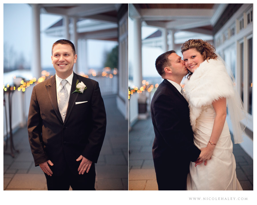 oakhurst wedding, michigan winter wedding