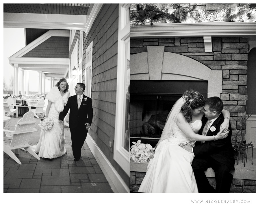 oakhurst wedding, michigan winter wedding