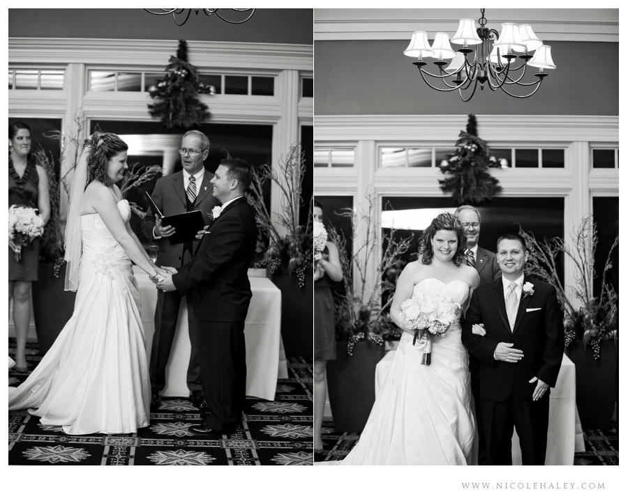 oakhurst wedding, michigan winter wedding