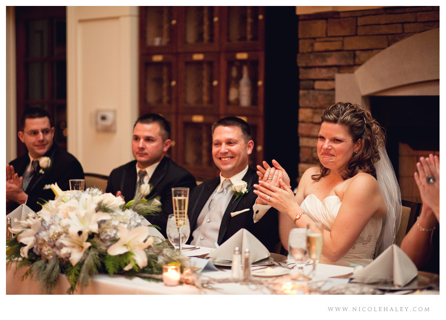 oakhurst wedding, michigan winter wedding