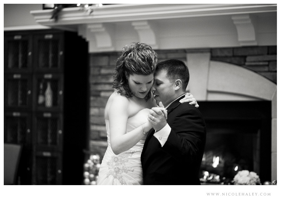 oakhurst wedding, michigan winter wedding