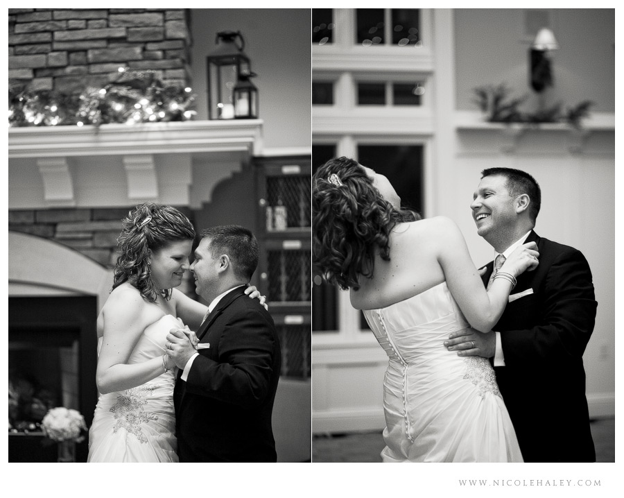 oakhurst wedding, michigan winter wedding
