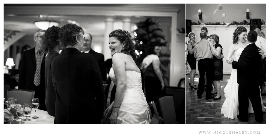 oakhurst wedding, michigan winter wedding