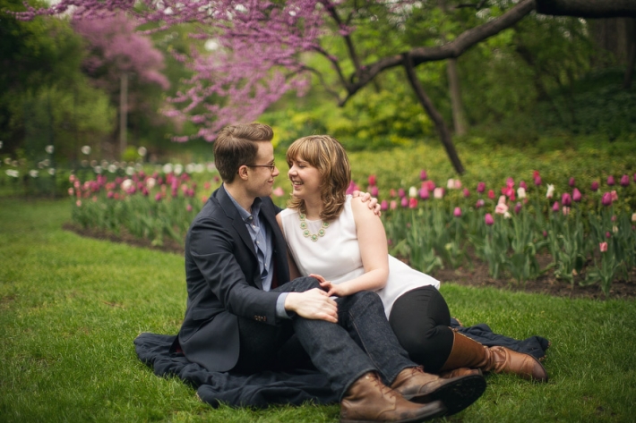 East Lansing engagement session, Michigan spring photography