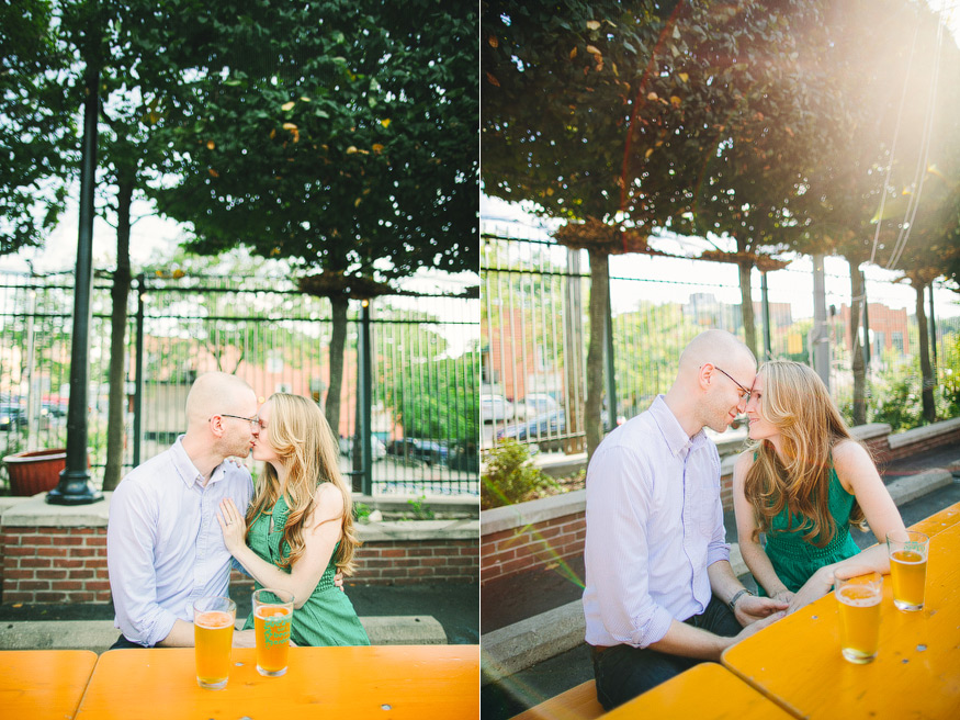 Sarah Andreas Engagement Session At Bill S Beer Garden