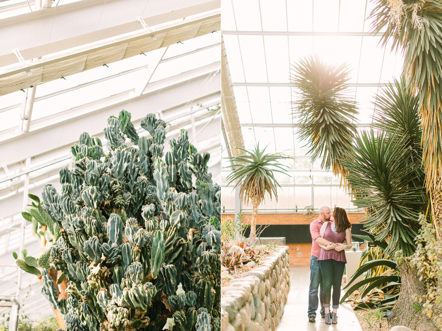 Kate Andy Matthaei Botanical Gardens Engagement Session