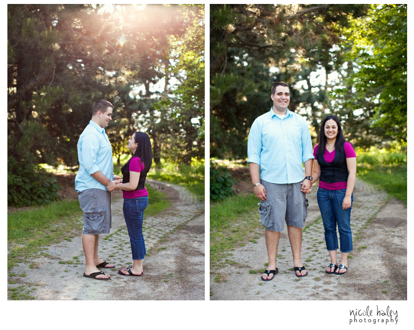 East Lansing Engagement Photos, MSU Gardens