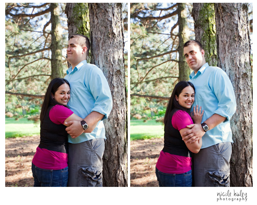 East Lansing Engagement Photos, MSU Gardens