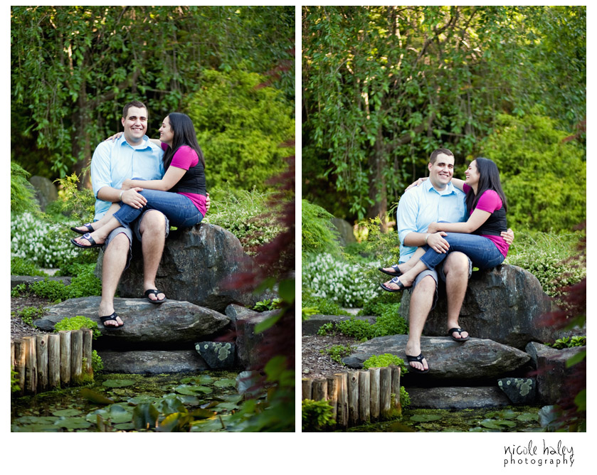East Lansing Engagement Photos, MSU Gardens