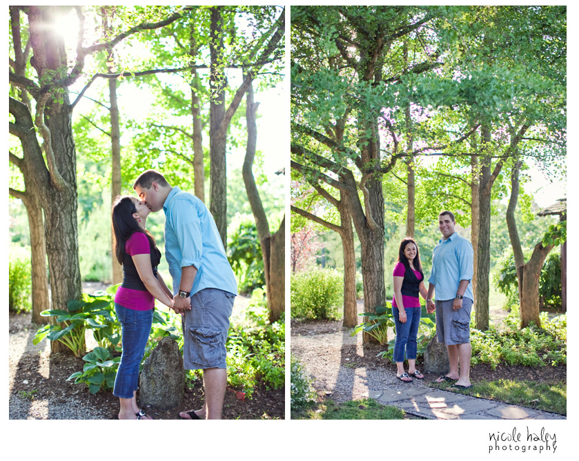 East Lansing Engagement Photos, MSU Gardens