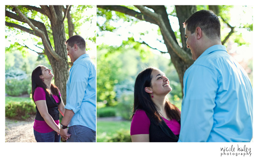 East Lansing Engagement Photos, MSU Gardens