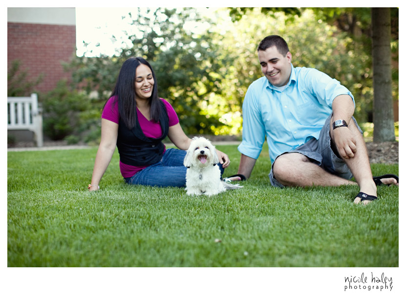 East Lansing Engagement Photos, MSU Gardens