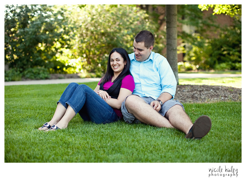 East Lansing Engagement Photos, MSU Gardens