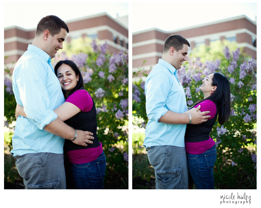 East Lansing Engagement Photos, MSU Gardens