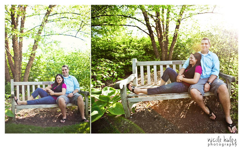 East Lansing Engagement Photos, MSU Gardens