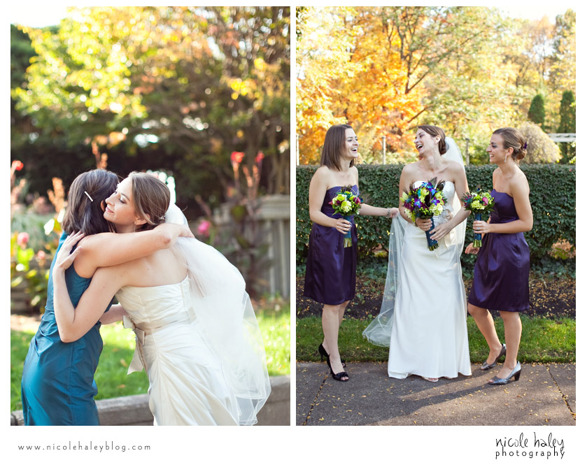nicole haley photography, francis park, catie and darnell, lansing, michigan wedding photography, purple bridesmaid dresses