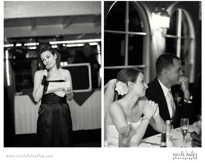 nicole haley photography, catie and darnell, lansing, michigan wedding photography, michigan princess riverboat, toast