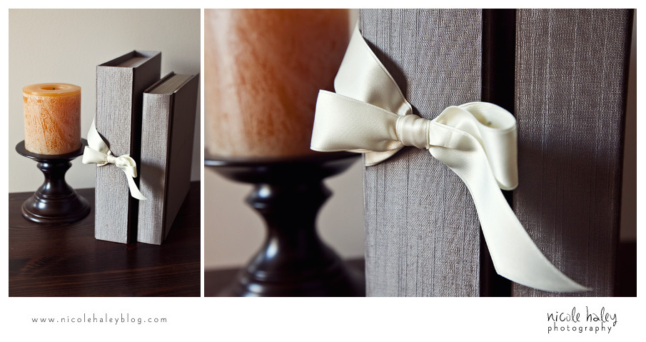 nicole haley photography, michigan wedding photography, deluxe wedding album, japanese bookcloth, handmade wedding album