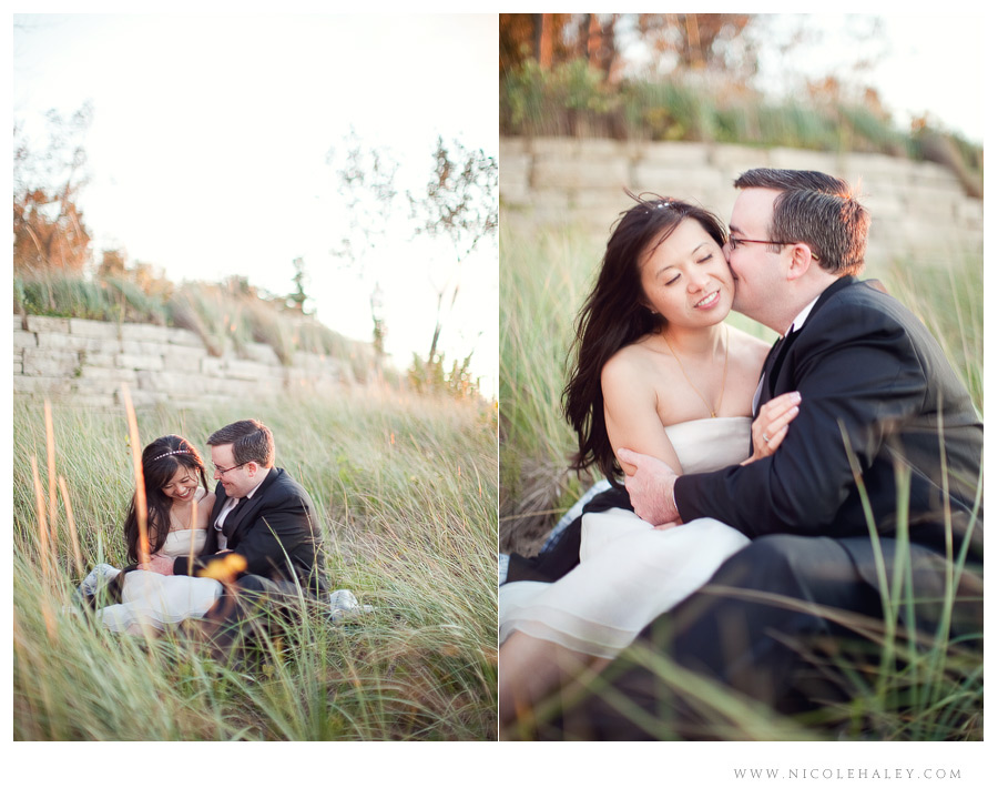 lake michigan wedding _ nicole haley photography 28 lake michigan wedding photography, nicole haley photography, short wedding dress, beach photos