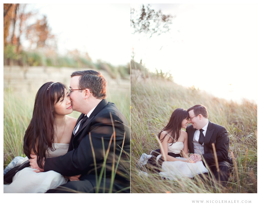 lake michigan wedding _ nicole haley photography 29 lake michigan wedding photography, nicole haley photography, short wedding dress, beach photos