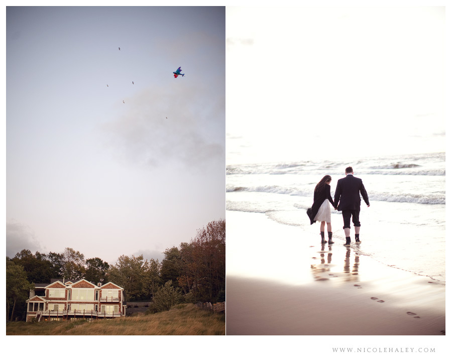 lake michigan wedding _ nicole haley photography 31 lake michigan wedding photography, nicole haley photography, kite, bride and groom in lake michigan