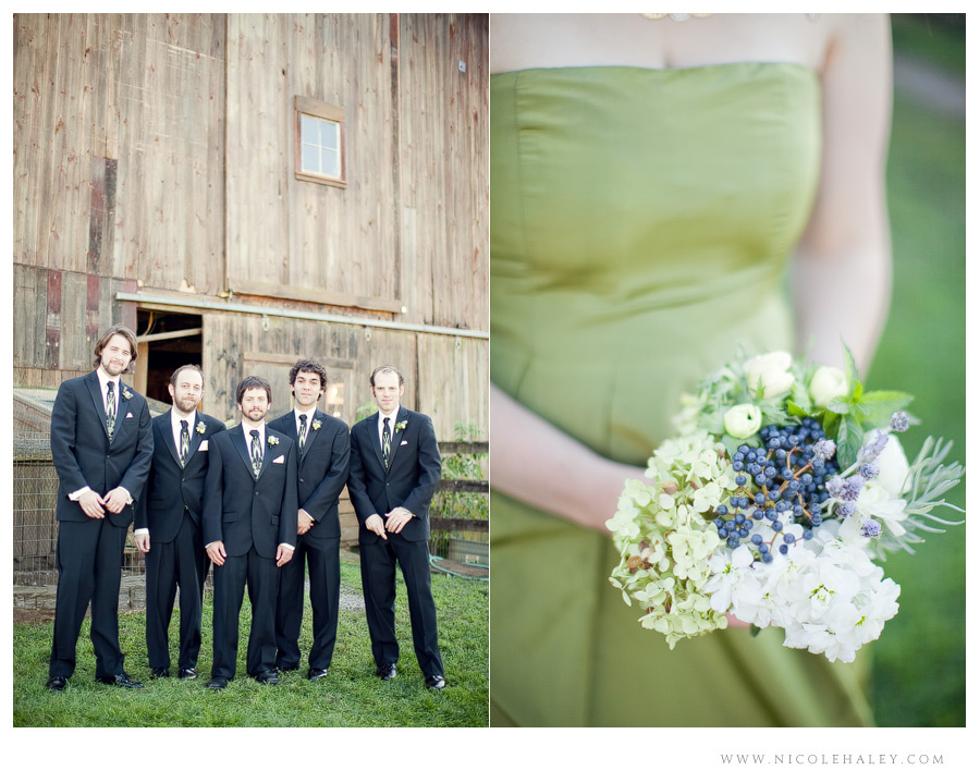 misty farm wedding, ann arbor wedding photographer, michigan barn wedding, j. crew bridesmaid dress