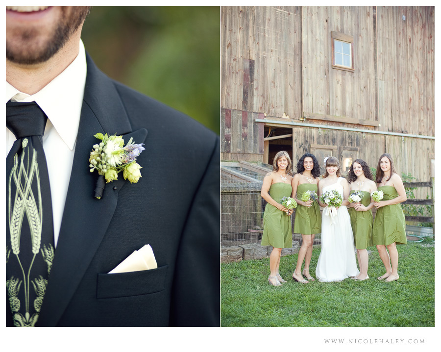 misty farm wedding, ann arbor wedding photographer, michigan barn wedding, j. crew bridesmaid dress
