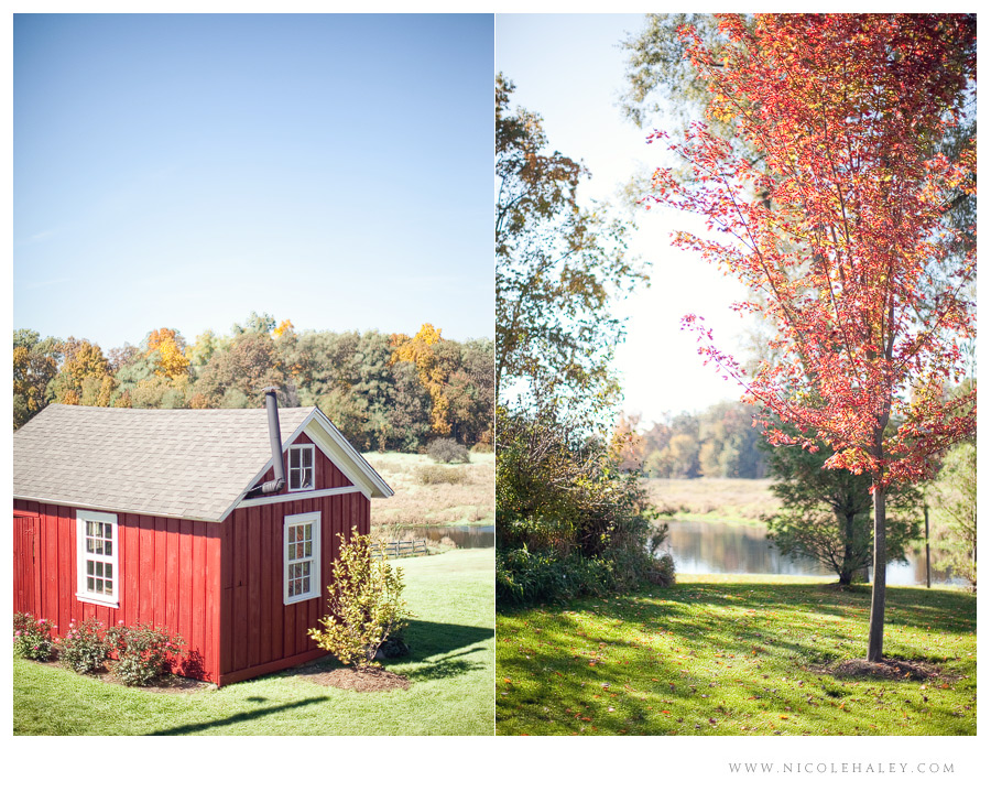 misty farm wedding, ann arbor wedding photographer, rustic michigan fall wedding