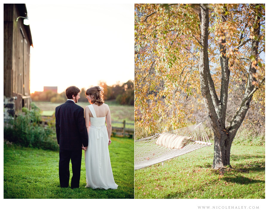 misty farm wedding, ann arbor wedding photographer, rustic michigan fall wedding