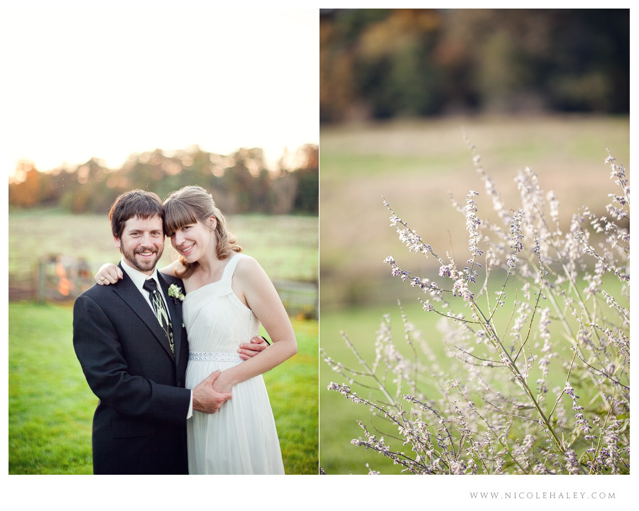 misty farm wedding, ann arbor wedding photographer, rustic michigan fall wedding