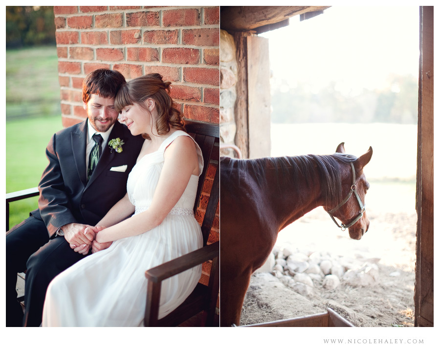 misty farm wedding, ann arbor wedding photographer, rustic michigan fall wedding